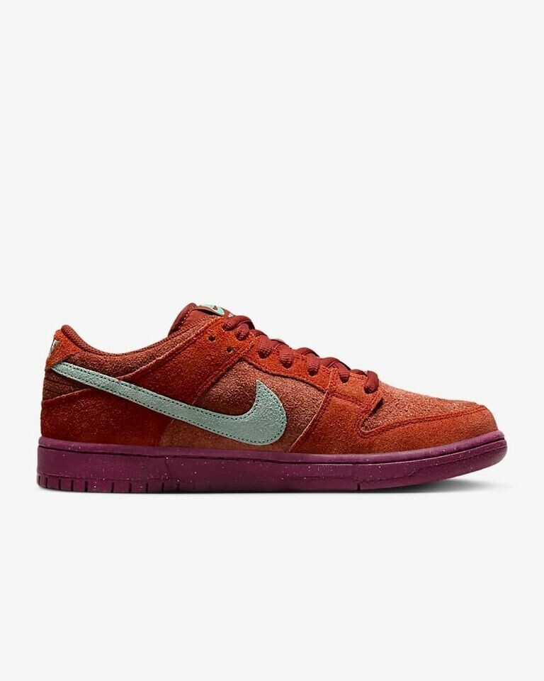 NEW Nike SB Dunk Low PRO PRM Size 4.5/WMNS 6 Mystic Red/Emerald