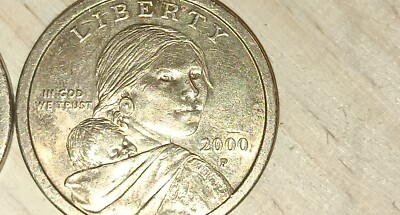 Rare Wounded Eagle Sacagawea Dollar 2000 P | eBay