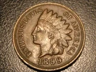 1899 Indian Head Cent AU/BU