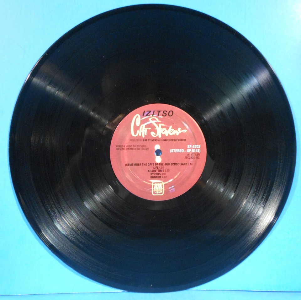 Lp Condition CAT STEVENS IZITSO VINYL LP 1977 ORIGINAL PRESS GREAT CONDITION! VG++ ...