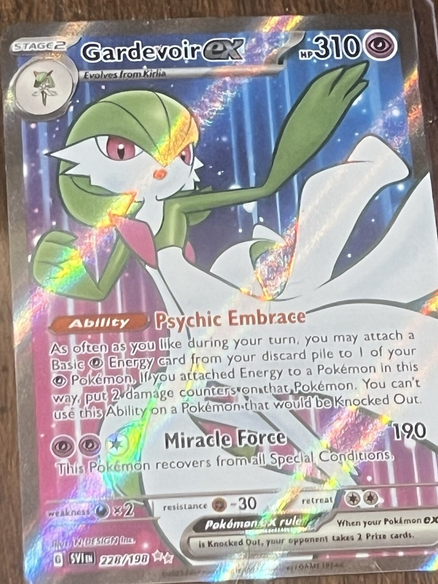 Howキュー　ハオキュー Gardevoir ex 228/198 Ultra Rare Full Art Pokemon Scarlet