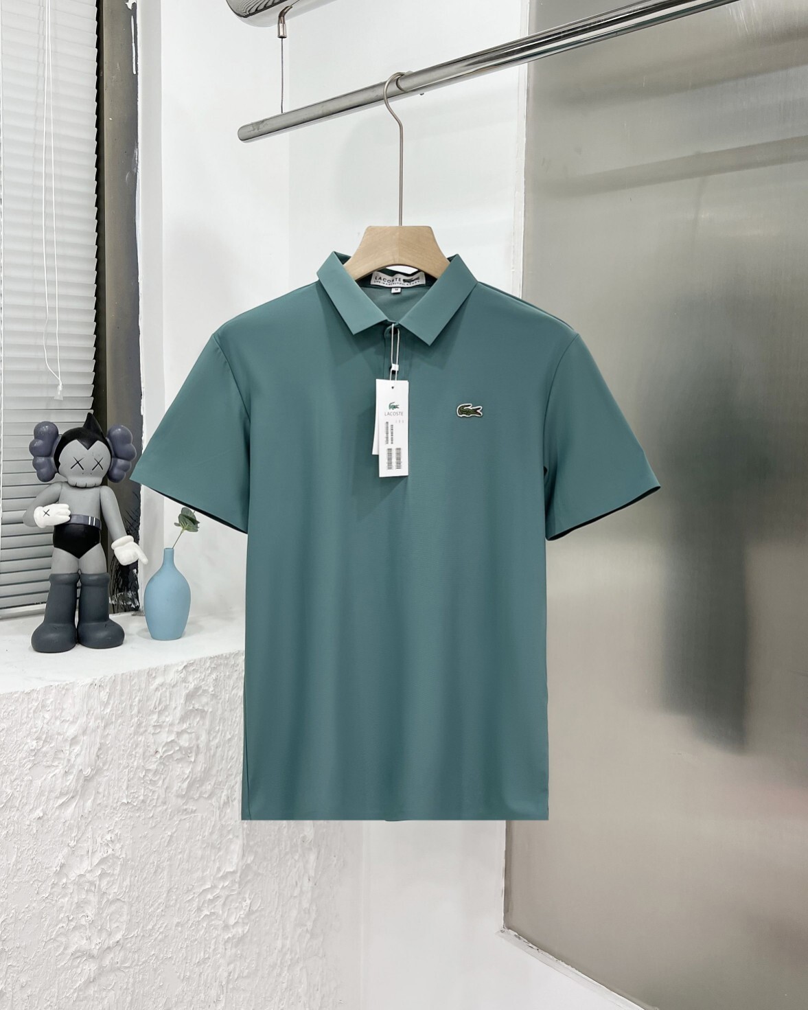 Mens Lacoste Polo Shirt Mesh Short Sleeve Regular Fit Button Tee MXXXL