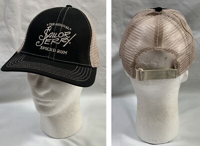 New Sailor Jerry Spiced Rum Snapback Trucker Baseball Hat Mens Embroidered
