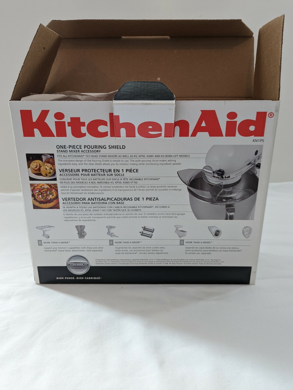 KitchenAid Mixer KN1PS 4.8L Pouring Shield 50946968193 eBay