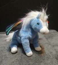 TY 2002 Beanie Baby - PEGASUS the Pegasus (6 inch) - MWMTs Stuffed Animal Toy