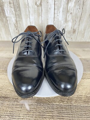 Bostonian Classics Mens Dress Shoes Black Leather Oxford 9.5 D/B