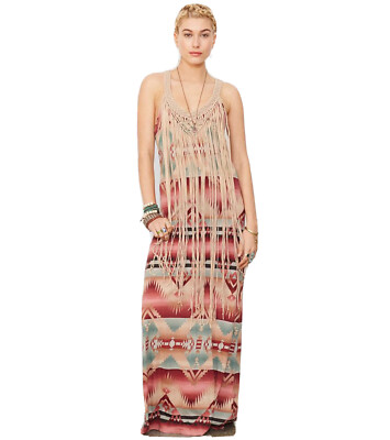 Denim Supply Co Ralph Lauren Boho Style Tribal Print Size XS Fringe NWT |  eBay