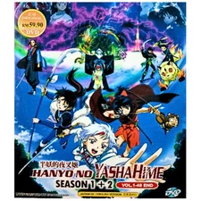 Anime DVD Hanyo No Yashahime (Princess Half-Demon) Season 1+2 (1-48 End) Eng Dub