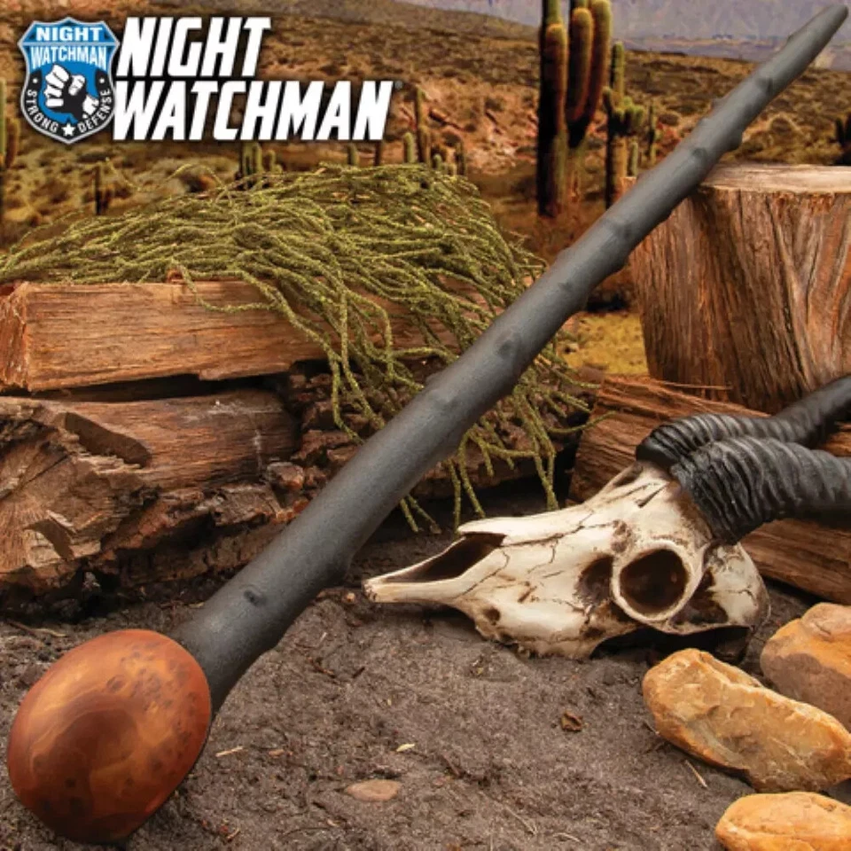 Bastón de madera dura negro KS MART estilo Shillelagh irlandés bastón artesanal 36 Foto 2 de 4