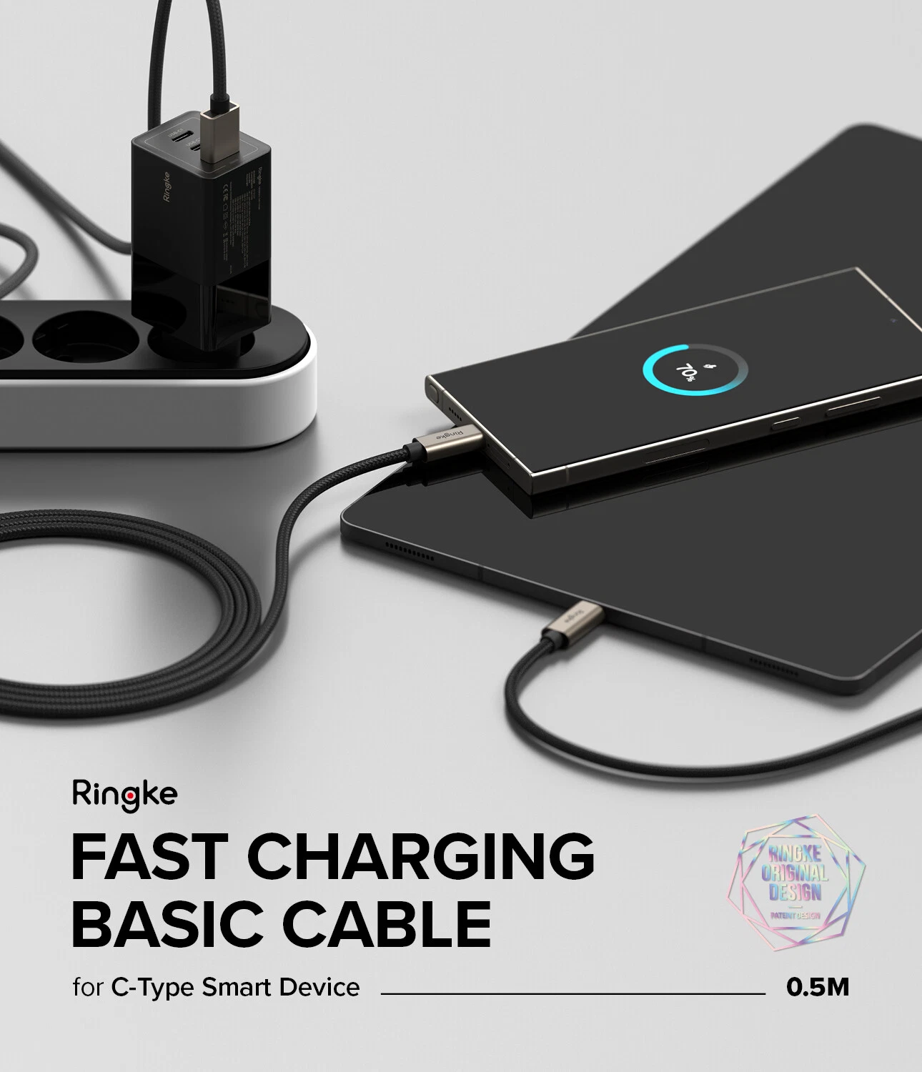 USB A to C Fast Charging Cable