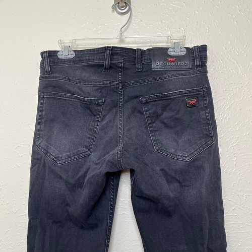 DSquared2 Jeans Mens 31x34 (31x32) Black Slim Fit 5311 - Picture 16 of 18