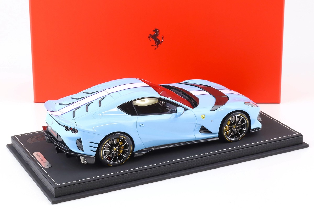 1:18 BBR Ferrari 812 Competizione 2021 Azure La Plata blue