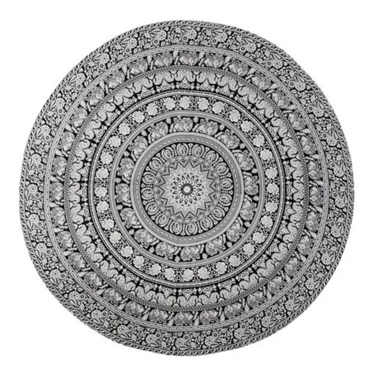 Black and white elephant tapestry new arrivals
