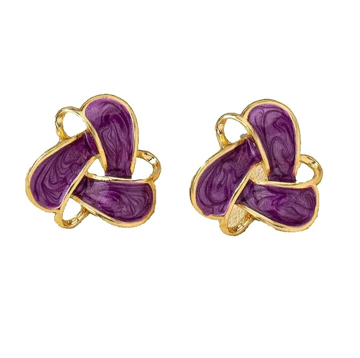 Pendientes de Moda Esmalte Retro