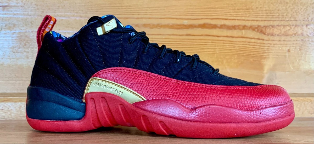 NIKE AIR JORDAN 12 バスケットボールシューズ AIR JORDAN 12 'Black and Varsity Red' ｜ FLY BASKETBALL