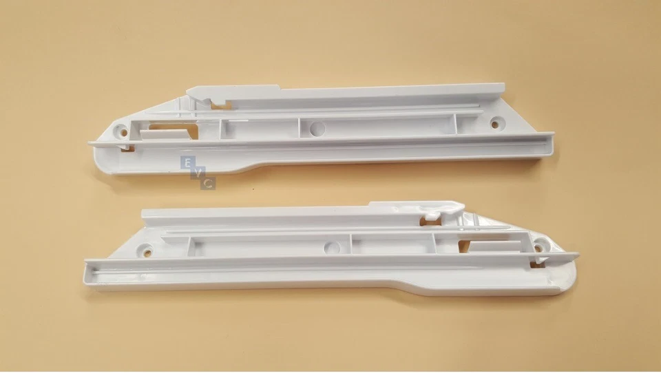 2 x Schiene rechts + links Laufschiene Schublade Side by Side Kühlschrank