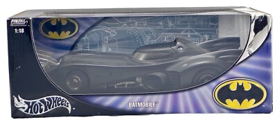 Batmobile Batman 1989 – Hot Wheels 1:18 Die-cast Métal – Collection Mattel 2003
