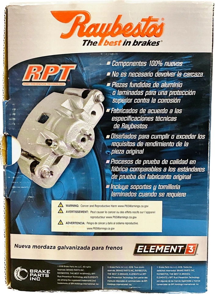 Raybestos NUEVO Pinza de Freno de Disco Trasera Lado del Pasajero para Chevy Cobalt Foto 4 de 4