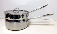 All-Clad Stainless Steel 3 qt. Sauce Pan and Double Boiler