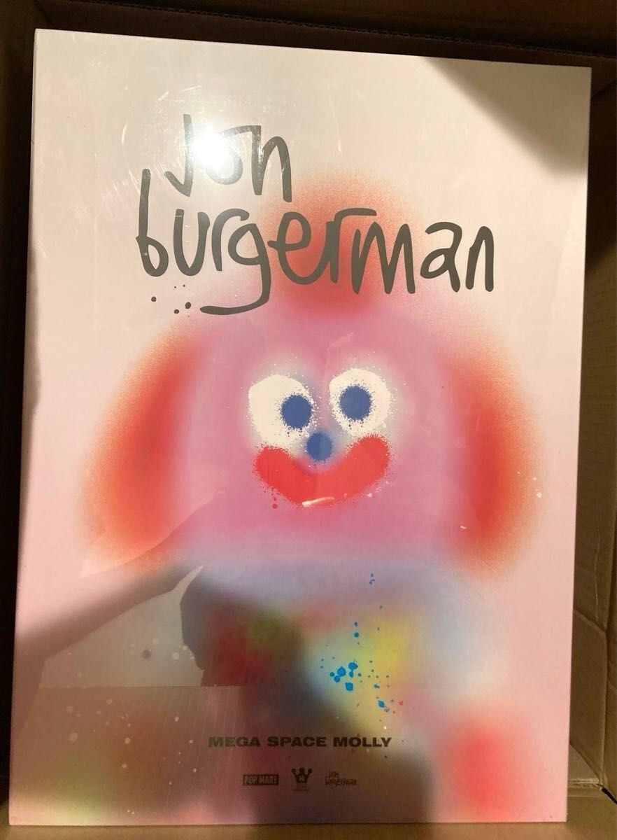POP Mart MEGA SPACE MOLLY 400% Jon Burgerman 300mm FS Japan