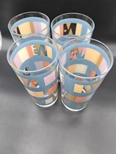 Georges Briard Set Of 4 Rare highball Glasses