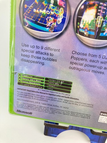 Super Bubble Pop (Microsoft Xbox, 2002) SEALED NEW - Picture 5 of 6