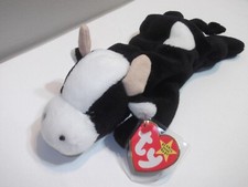 VINTAGE 1994 Ty Beanie Babies DAISY The COW MWMT PVC PELLETS & TAG ERROR'S