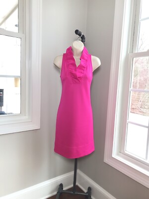 Gretchen Scott Pink Sleeveless Ruffle RuffNeck Dress - Women's XS $219 |  eBay