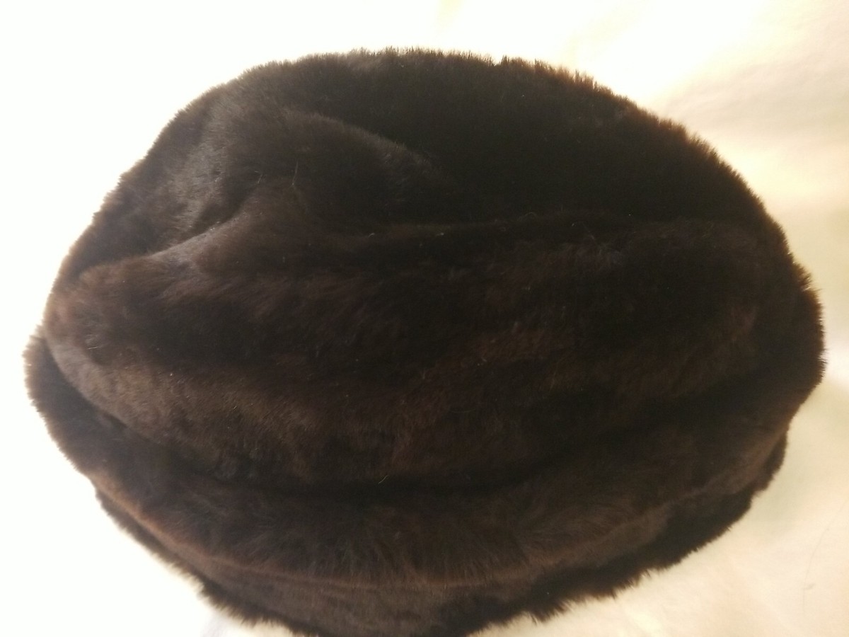 Vintage Gerb  Canadian Real Fur Headwear Vintage Gerb of Canada Brown Winter Hat | eBay main image 2
