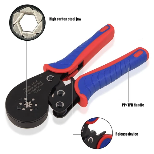 1200 teilig Set Crimpzange Aderendhülsenzange Presszange 0,08-16mm² Kabelschuhe - Bild 11 von 17