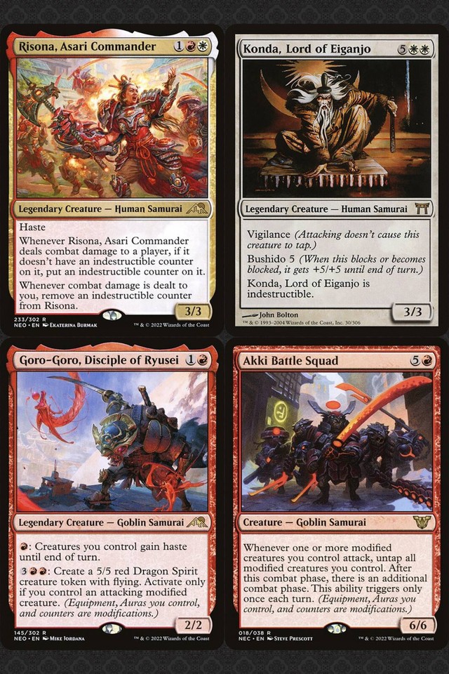 Raiyuu, Storm's Edge Samurai Commander Deck MTG Magic EDH Ready-to-Play ...