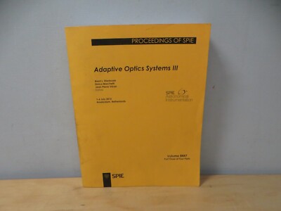 Adaptive Optics Systems III: 1-6 July 2012 Amesterdam, Netherlands Paperback