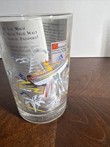 McDonalds 1996 Walt Disney World Remember The Magic 25th Anniversary Gläser (3) - Bild 8 von 13