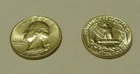1964 D Silver 90% Washington Quarter AU