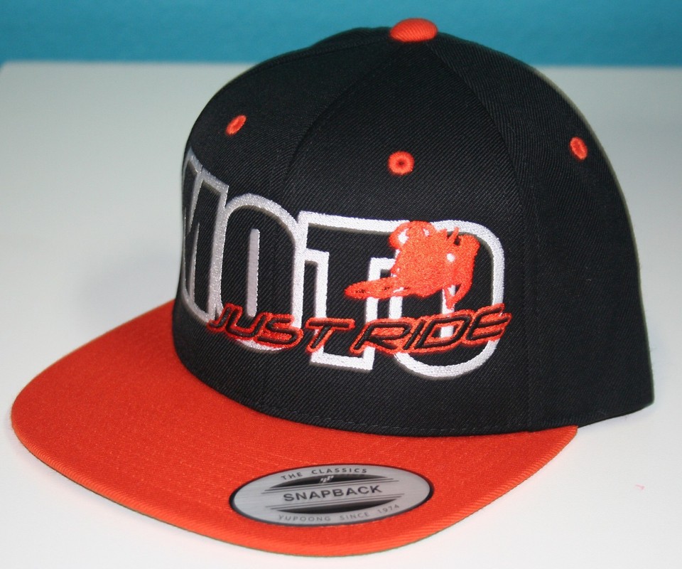 CUSTOM MOTOCROSS NUMBER PLATE HAT FLAT BILL SNAPBACK CAP SUPERCROSS MX MOTO RACE - Foto 2