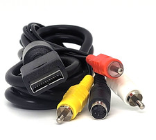 Playstation PS1, PS2, PS3 S-Video Cable S-AV Composite TV Cord Replacement