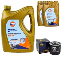 MotoröL Set Gulf Formula FS 5W-30 7 Liter + ÖLfilter FüR Nissan Almera Tino
