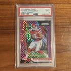 2018 Panini Prizm Patrick Mahomes II #102 Purple Power Prizm /49 Chiefs PSA 9