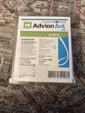 Advion Ant Gel Bait, 4 Tubes x 30-Grams, 4 Plungers and 4 Tips - NEW