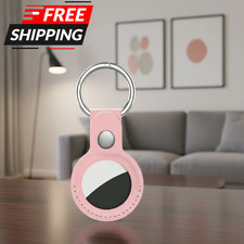 Image of AirTag Case For Apple Air Tag Cover Tracker PU Car Key Ring KeyChain Holder UK