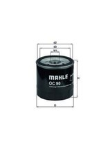 Oil Filter MAHLE Fits OPEL DAEWOO CHEVROLET SAAB VAUXHALL IRMSCHER Van G EFL257