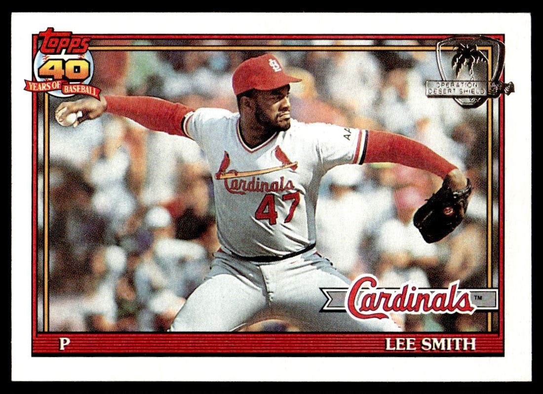 1991 TOPPS DESERT SHIELD LEE Smith #660