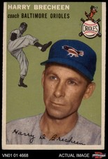 1954 Topps #203 Harry Brecheen Orioles 4 - VG/EX