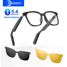 Smart Glasses Headsets Bluetooth 5.4 Earphones Air Conduction Headphones Noise R