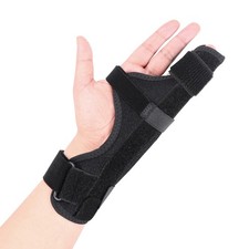 Boxer Finger Splint Brace, Supports Pinky, Ring, Knuckles - Right or Left Adj...