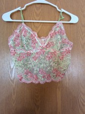 Women's Lace Top Camisole Cami Tank Top Victoria's Secret Brand Size Large