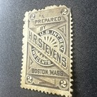 1878 RS229 Stevens Proprietary Medicine Revenue Stamp Boston — photo 3