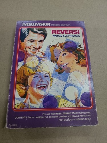 French variant Intellivision Video Game REVERSI. Complete. - Picture 3 of 5