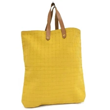 Used Hermes Tote Bag Amedaba Gm Canvas Yellow