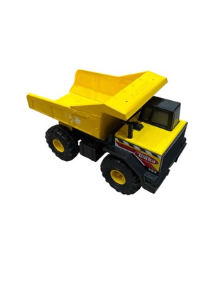 TONKA 354 XMB-975 Metal Pressed Steel Large Yellow Dump Truck Hasbro 2012  CLEAN